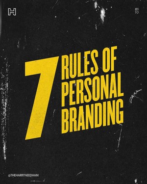 7 Rules of Personal Branding
