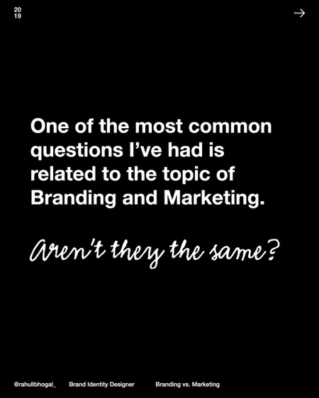 The Difference between Brand & Marketing