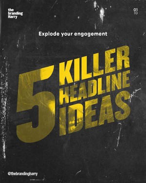 5 killer headline ideas