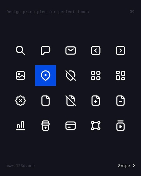 Design principles for perfect icons