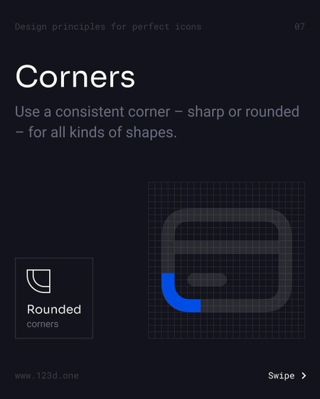 Design principles for perfect icons