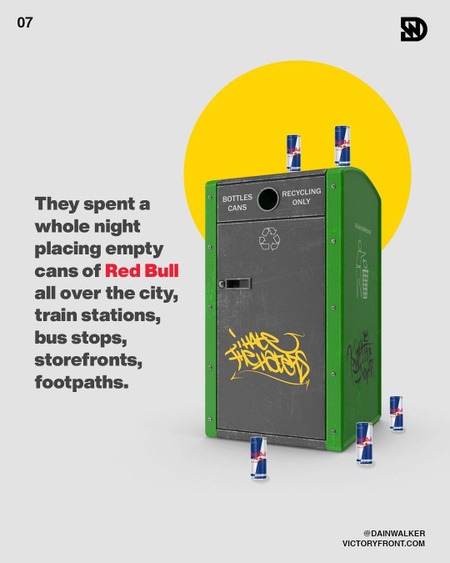 How Redbull brand with trash