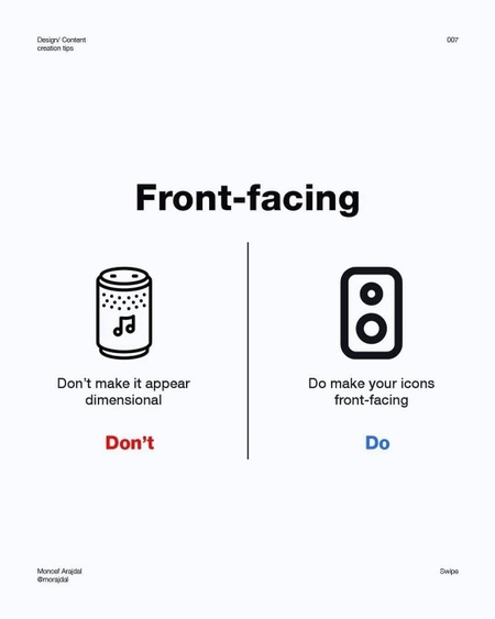 Icon Design – Do & Don't