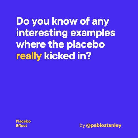 The Placebo Effect