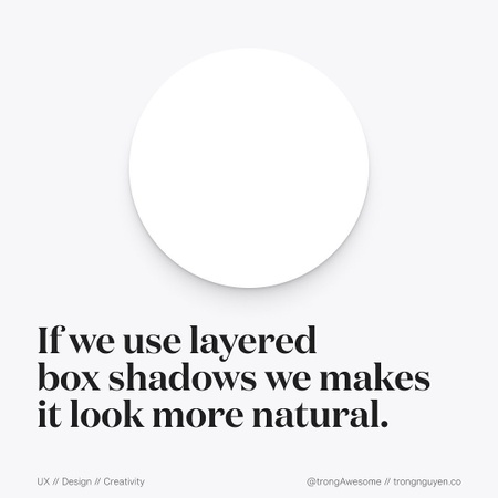 Smoother & Sharper S hadow in UI Design