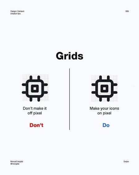 Icon Design – Do & Don't