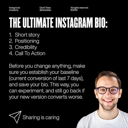 Boost your Instagram Bio Copy