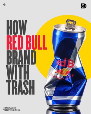 How Redbull brand with trash