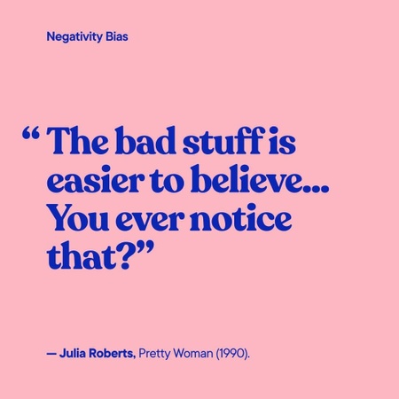 The negativity bias