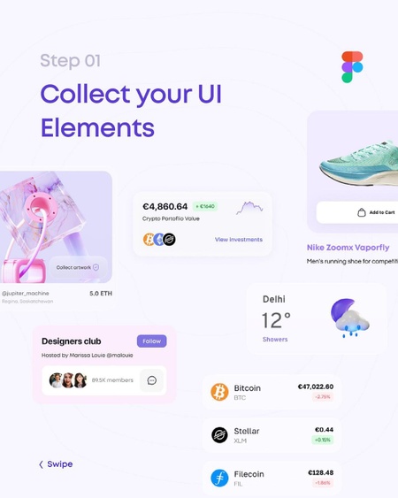 How to create isometric UI components presentation?