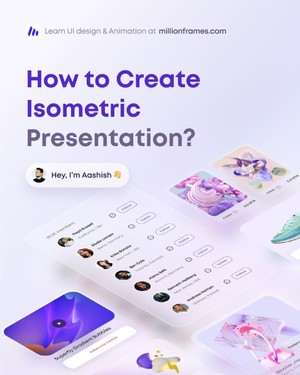 How to create isometric UI components presentation?
