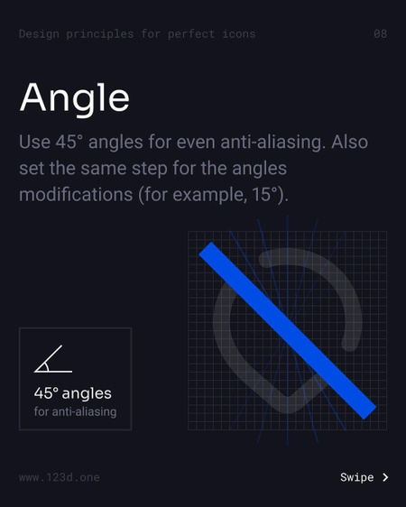 Design principles for perfect icons