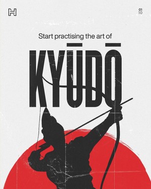 Start practicing the art of Kyudo