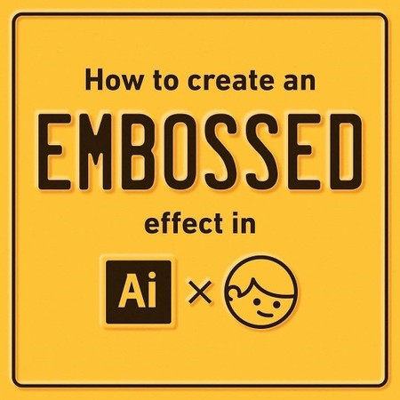 How to create an embossed effect in Adobe Illustrator