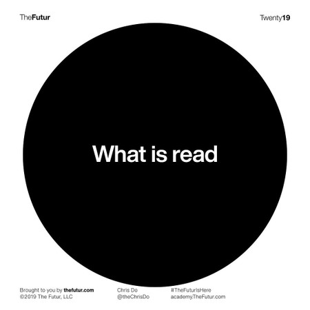 What is read?