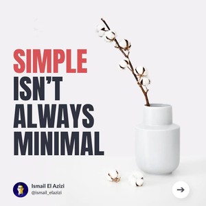 Simple isn't always minimal