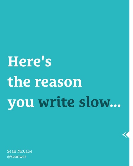 How to Write Faster