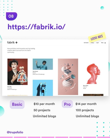 8 Website to create your first portfolio with no coding